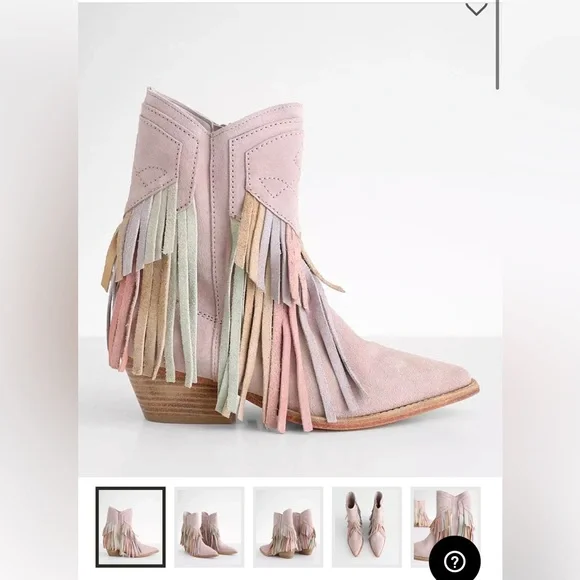 Lawless Fringe Suede Western Boot size 7.5 - Picture 9 of 9